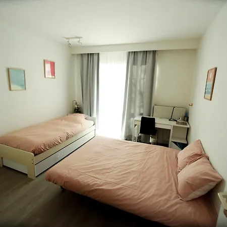 Prive Met Chill En Gedeelde Badkamer - Rand - Afrit E313 Wommelgem - Vlakbij Tramhalte Lijn 9 En 24 בית אירוח